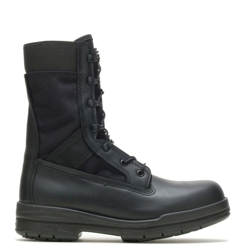 Bates Womens Jungle Boot 8" Black Boots (NWT)